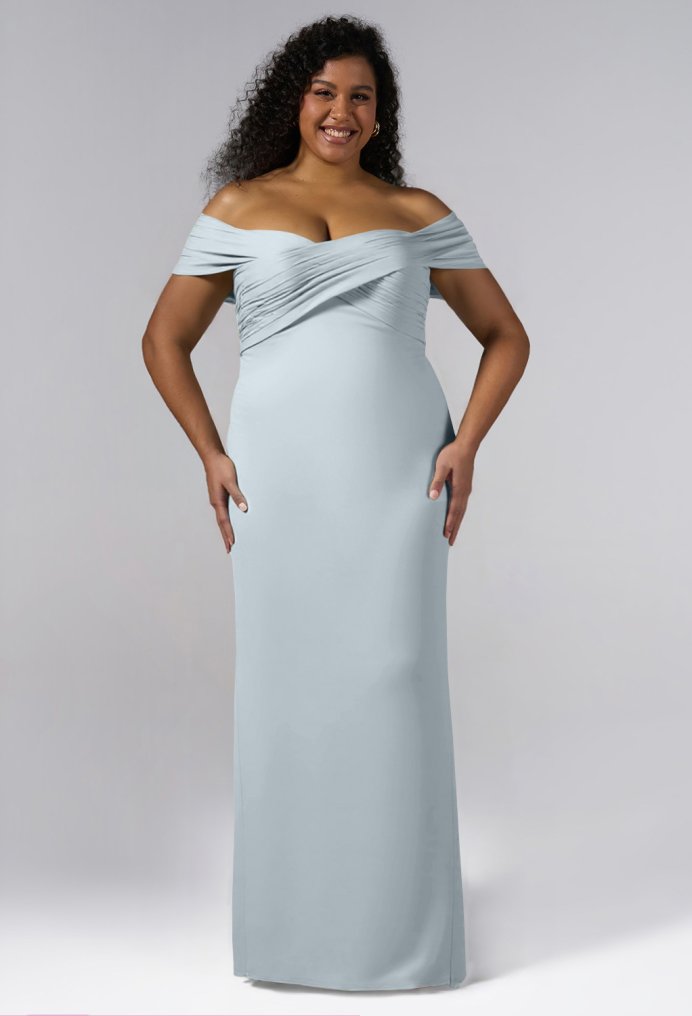AW Meghan Baby Blue  Wedding Guest Dresses